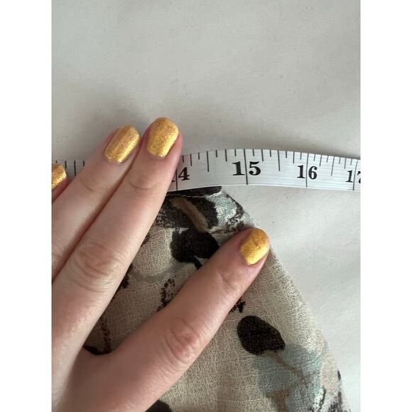 Lafayette 148 Women's 6P Linen Midi Skirt Abstract Floral White Pink Brown Green - Picture 7 of 12